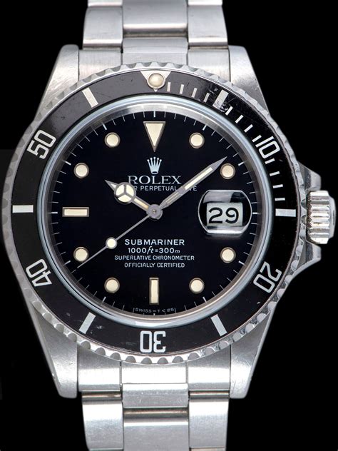 rolex submariner 1987 prezzo|1987 rolex submariner 16800.